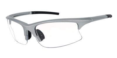 Hudson Prescription Safety Glasses Silver - ANSI Z87.1