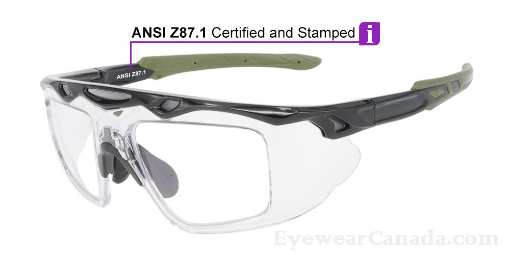 Matrix Peak Prescription Safety Glasses - ANSI Z87.1 - Image 2
