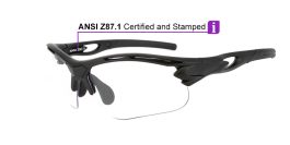Avalanche Prescription Safety Glasses Black – ANSI Z87.1 Certified