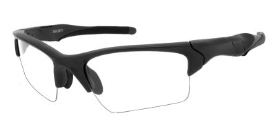 Elmira Prescription Safety Glasses Black - ANSI Z87.1 Certified