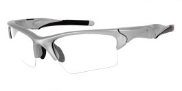 Elmira Prescription Safety Glasses Silver -ANSI Z87.1 Certified
