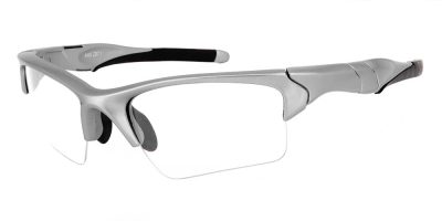 Elmira Prescription Safety Glasses Silver -ANSI Z87.1 Certified